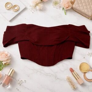 Windsor Regency Off The Shoulder Corset Top Women's Small‎ NWT Fairy Renaissance